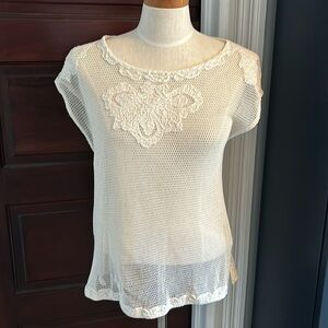 dkny jeans - XL lace top